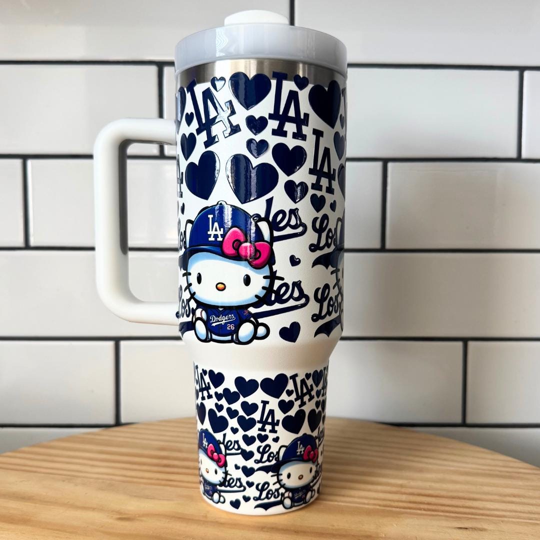 Hello Kitty Dodgers Baseball Fan Gift Kit Cute Collectible Set