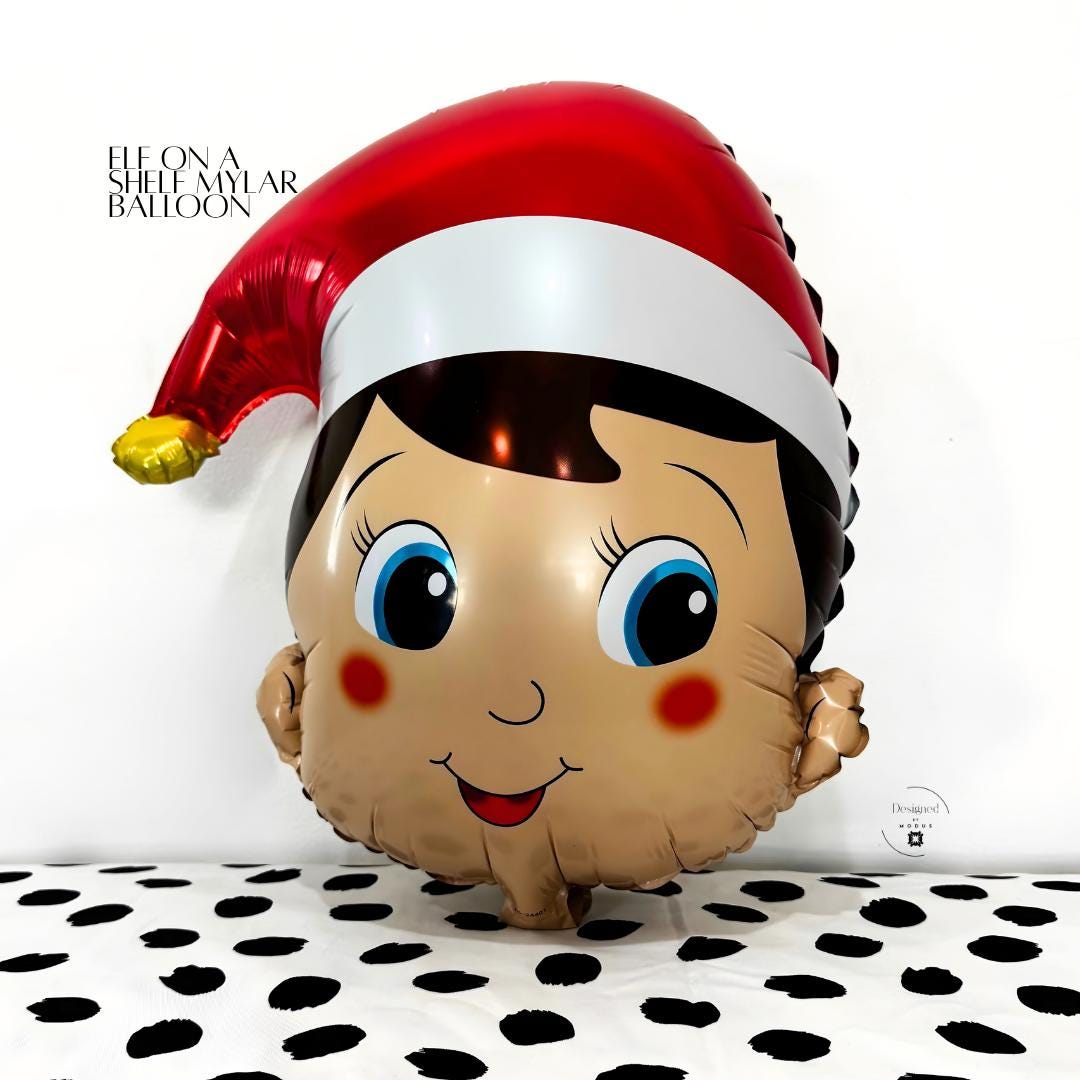 Elf on the Shelf Mylar Balloon | Christmas Holiday Party Decor