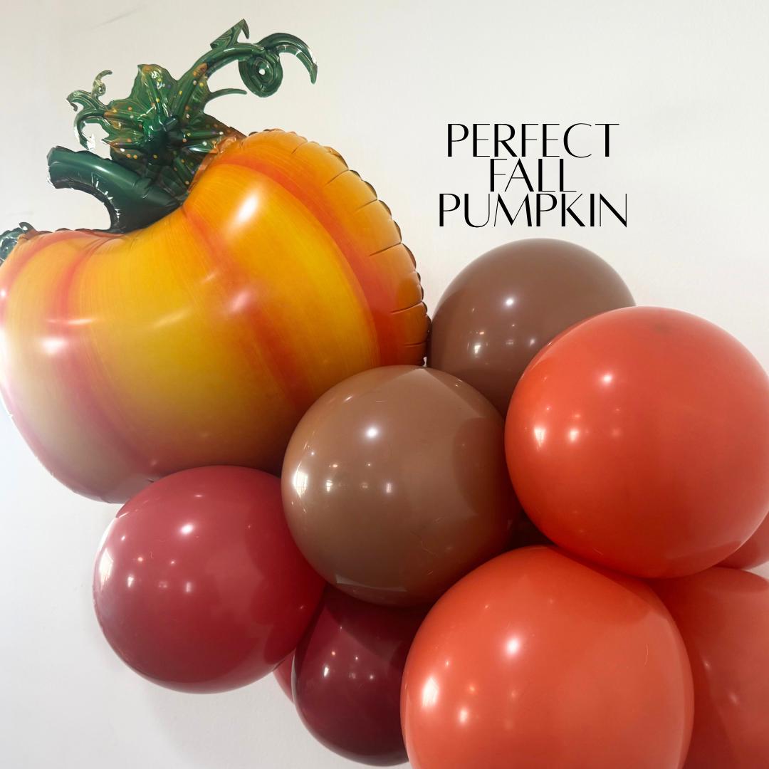 Harvest Pumpkin Mylar Balloon | Fall Thanksgiving Decor