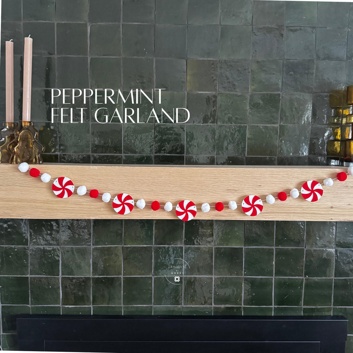 peppermint garland