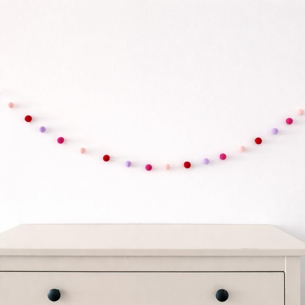 Happy Birthday Banner Felt Letter Garland Pink Purple Red Birthday Decor Birthday Party Decoration Party Banner Kids Birthday Banner
