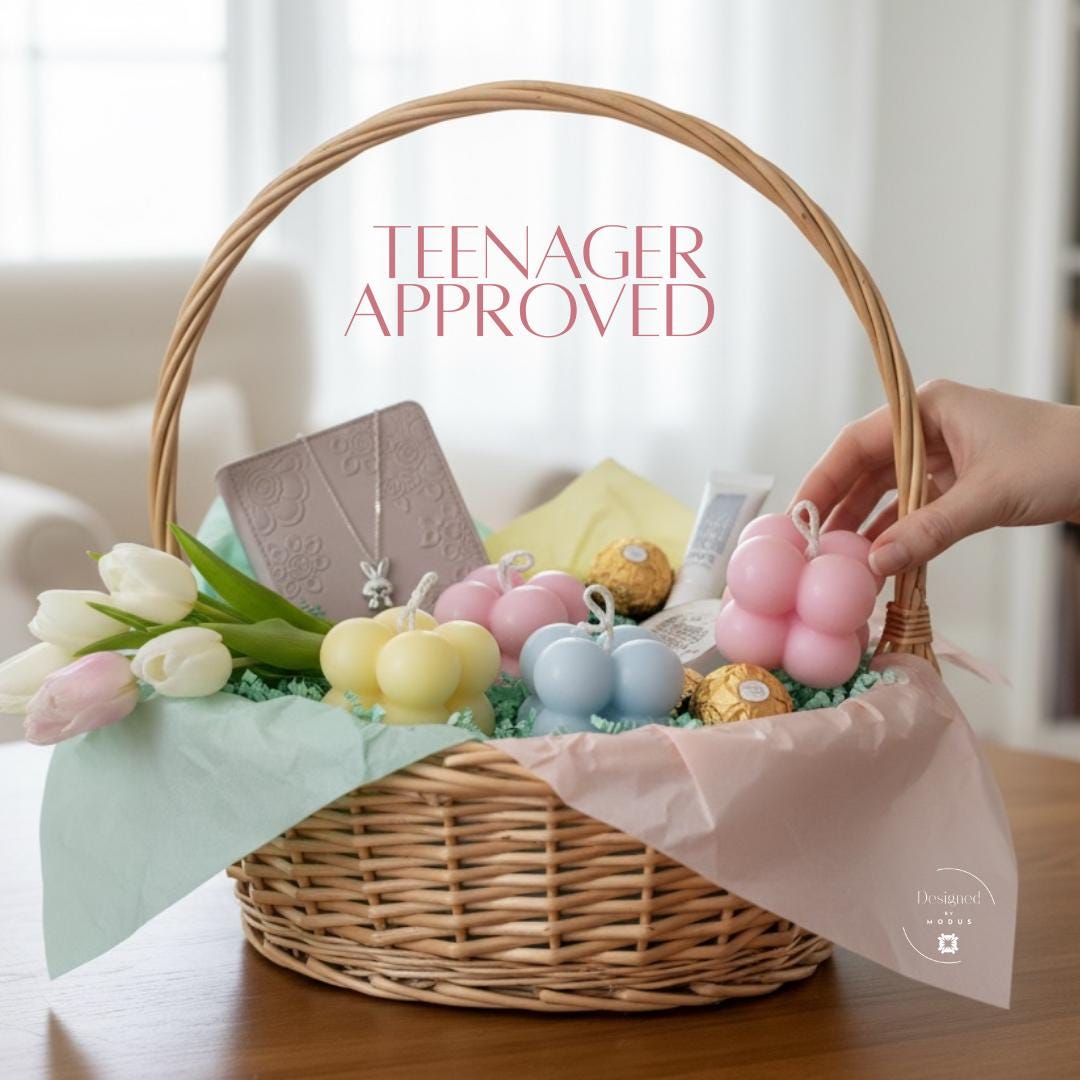 Mini Bubble Candle Easter Basket Item Gift Idea Spring Decor Accent Piece Aesthetic Room Decoration Tiny Cloud Shape Wax Cotton Wick