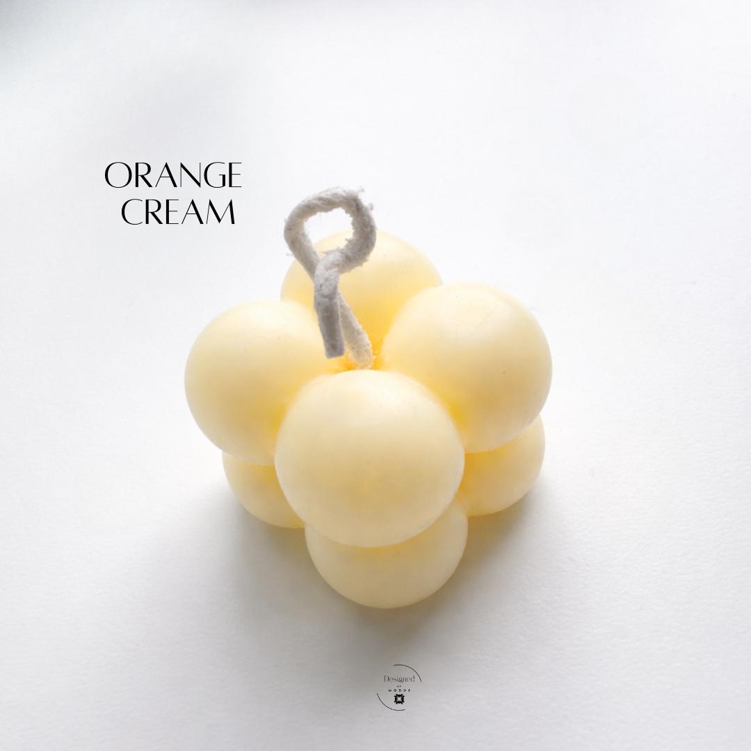 Mini Bubble Candle Easter Basket Item Gift Idea Spring Decor Accent Piece Aesthetic Room Decoration Tiny Cloud Shape Wax Cotton Wick