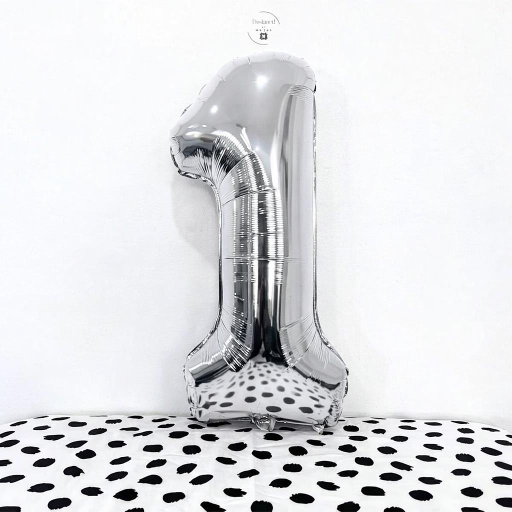 Gold Number 1 Foil Balloon | 34 Inch Birthday Decoration