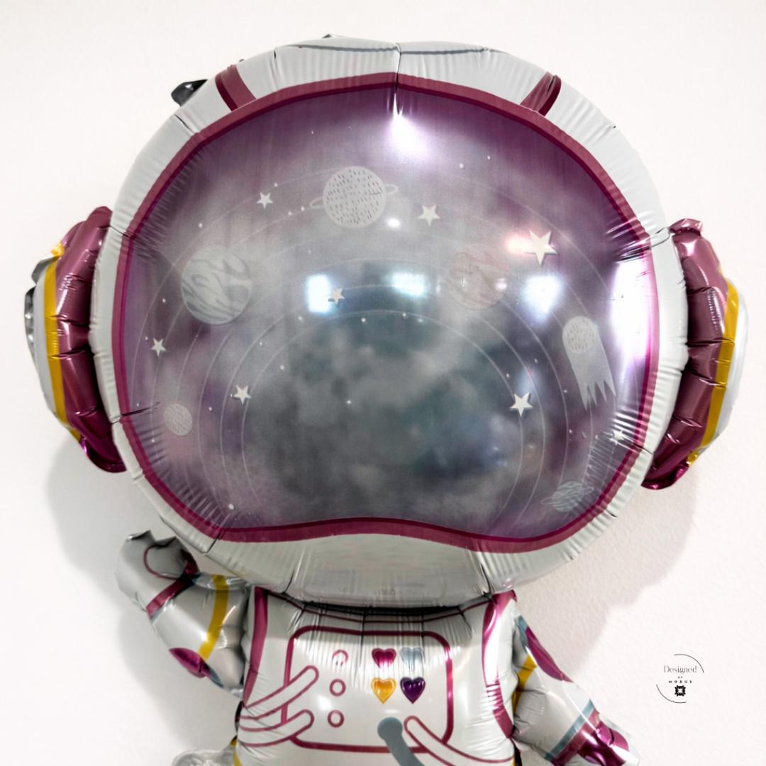 Astronaut Foil Balloon Space Party Decoration Ideas Birthday Celebration Silver Room Large Metallic Character Cosmic Theme Decor Giant