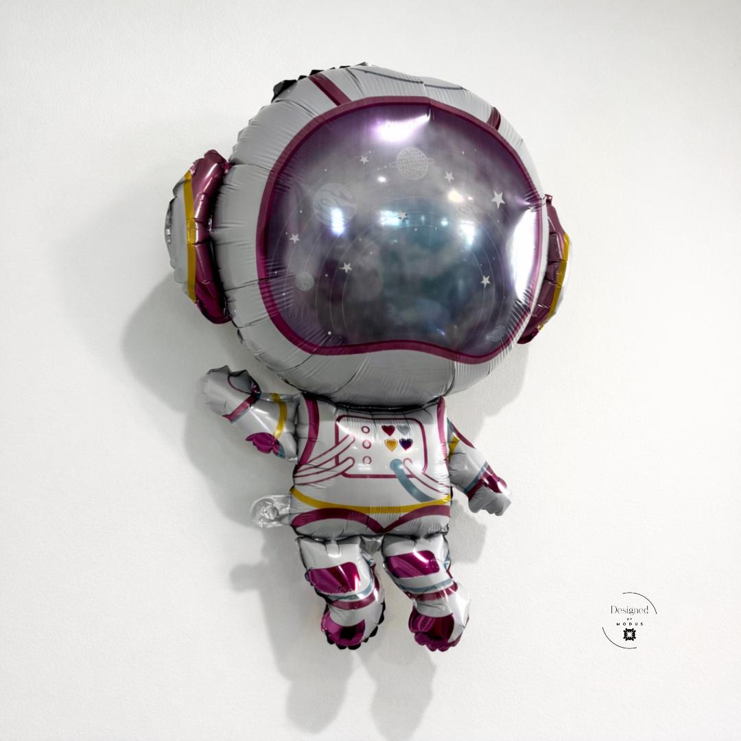 Astronaut Foil Balloon Space Party Decoration Ideas Birthday Celebration Silver Room Large Metallic Character Cosmic Theme Decor Giant