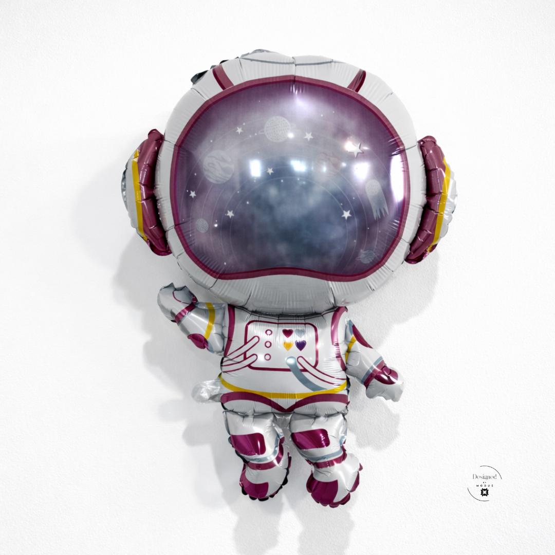 Astronaut Foil Balloon Space Party Decoration Ideas Birthday Celebration Silver Room Large Metallic Character Cosmic Theme Decor Giant