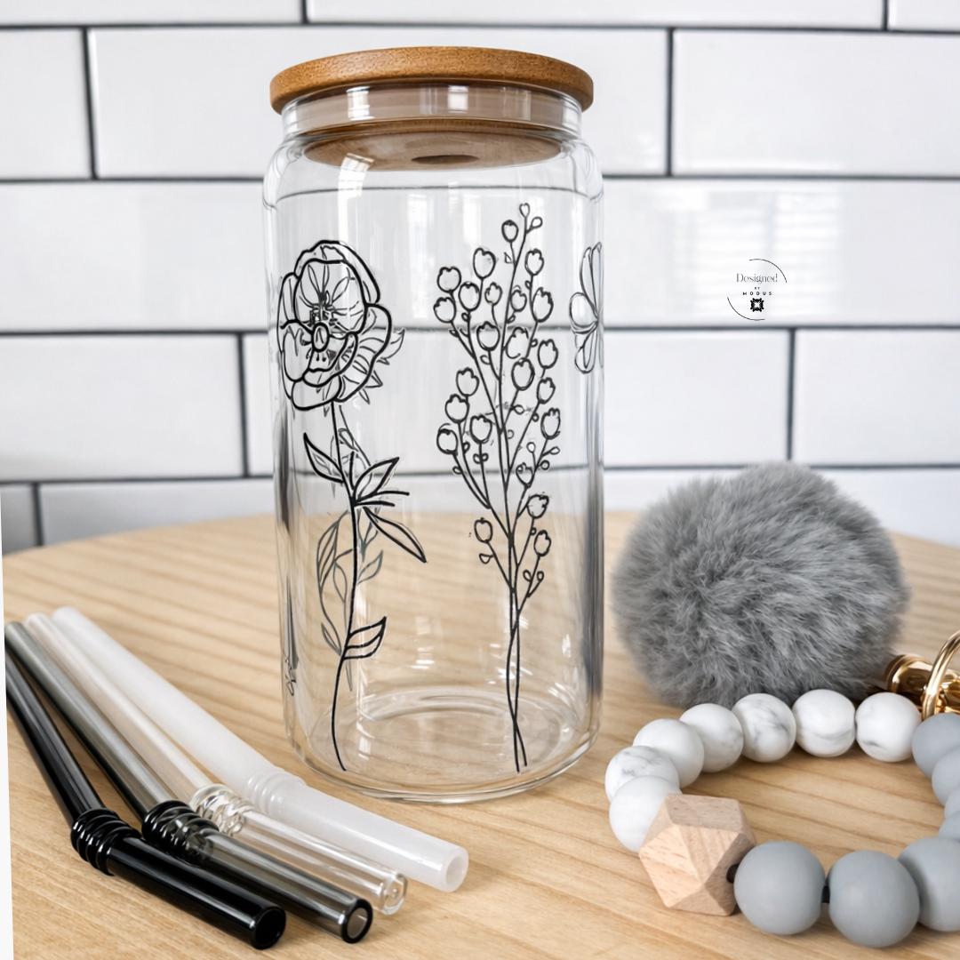 Women Empowerment Glass Tumbler Set Motivational Quote Drinkware Self Care Wellness Gift Reusable Straw Collection Bamboo Lid Glass Drinking Essential Silicone Beaded Wristlet Pom Keychain Accessories Teacher Appreciation Present Daily
