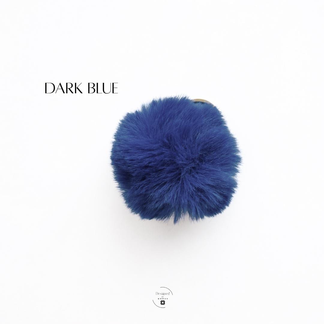 Bag Charm Purse Accessory Blue Pompom Keychain Fluffy Faux Fur Ball Backpack Attachment Metal Keyring Birthday Gifts Teen Girls 3 Inch Diameter Soft Texture Handbag Decoration Stocking Stuffers Party Favors Sky Blue Navy Turquoise Lavender