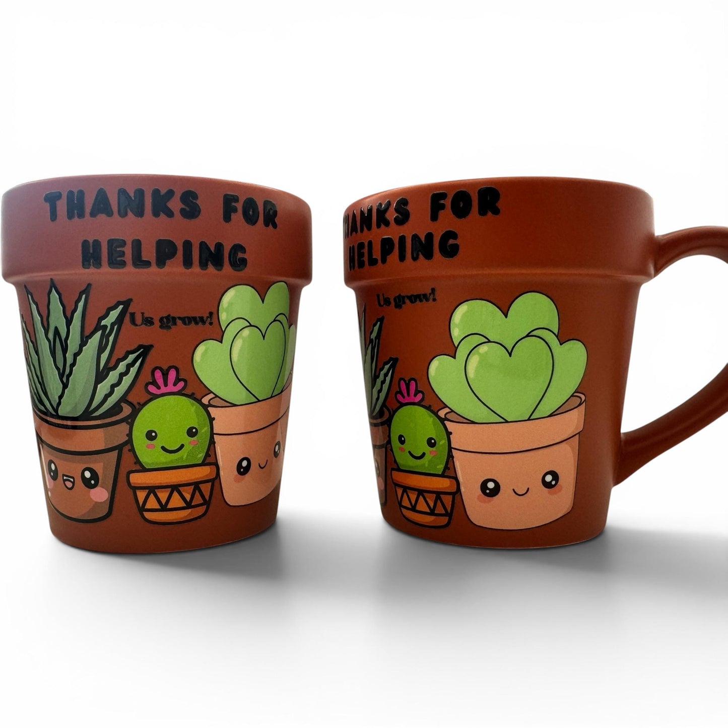Teacher Appreciation Mug Graduation Gift End School Thank You Succulent Coffee Cup Cactus Ceramic Drinkware Mentor Gratitude Present Helper