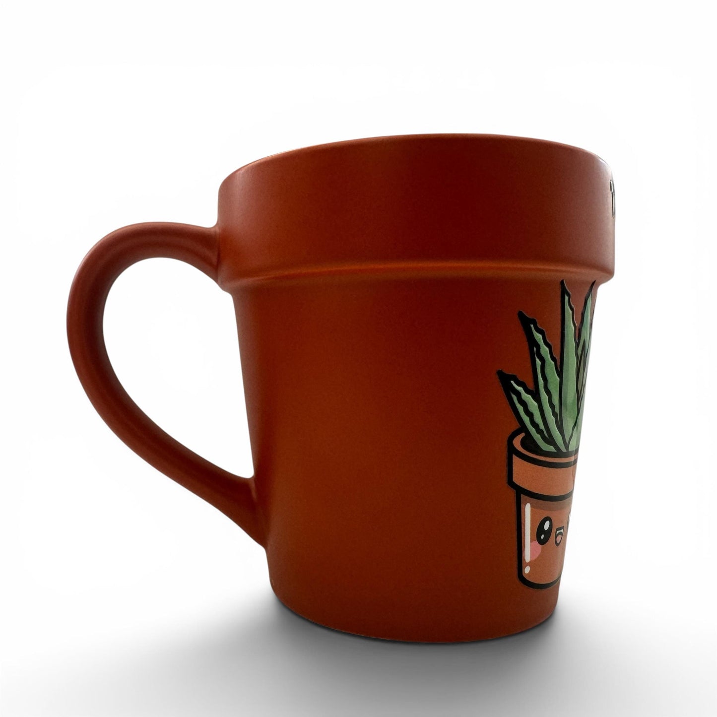 Coffee Cup Teacher Gift Mug Educational Professional Appreciation Present Succulent Cactus Design Ceramic Drinkware Graduation Thank You End Year Recognition Terracotta Rust Color Helping Grow Message Mentor Gratitude Classroom Assistant