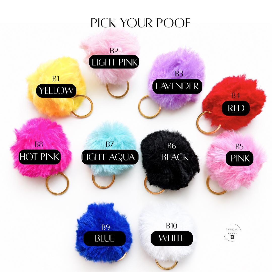 Team Spirit Gift Personalized Name Keychain Custom Bag Tag Accessory Cheer Volleyball Softball Basketball Player Present Glitter Acrylic Charm Fluffy Pom Pom Design Rhinestone Seashell Clip Backpack Zipper Pull Laptop Bag Birthday Gift