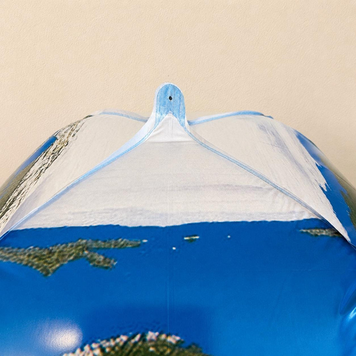 Planet Theme Birthday Celebration Party Balloon Decoration Globe Design Mylar Foil Inflatable World Map Continents Oceans Blue Water Green Land Tan Desert Display Earth Day Classroom Teacher Appreciation Gift Geography Learning Science