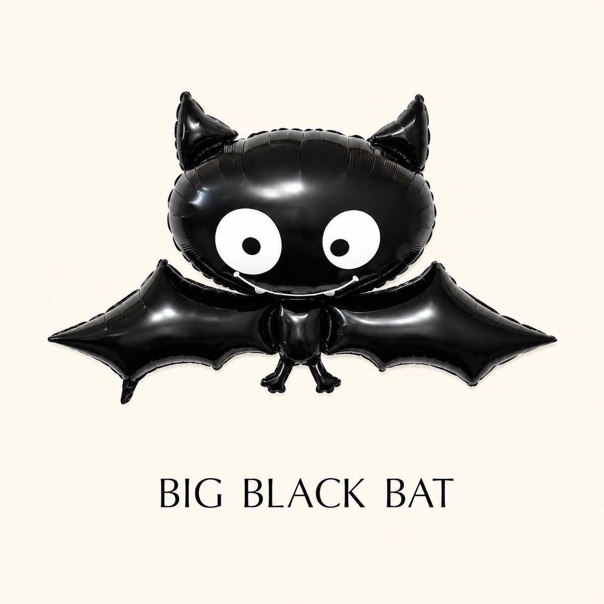 Black Bat Mylar Balloon: Halloween Party Decoration, 28"
