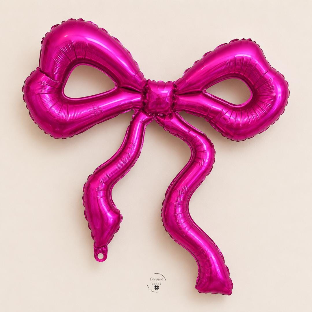 Hot Pink Party Balloon Birthday Girl Baby Shower Bridal Decoration Bachelorette Party Princess Theme Celebration Supplies Giant Metallic Mylar Foil Balloon 36 Inch Shiny Reflective Surface Scalloped Edge Design Perfect Party Centerpiece