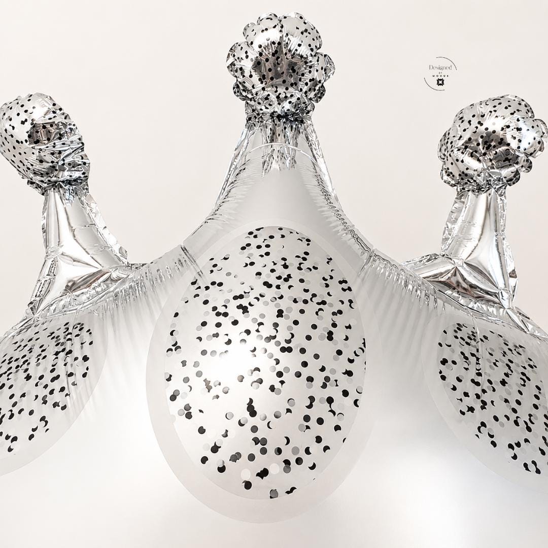 Silver Crown Balloon Birthday Party Princess Theme Baby Shower Photo Booth Prop Giant Foil Helium Centerpiece Display Royal Celebration