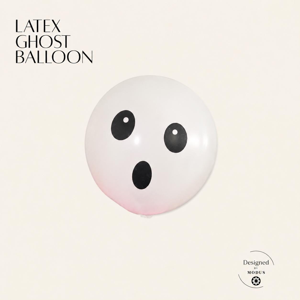 Ghost Balloon Halloween Decoration Mylar Balloon: Spooky Party Decor, 18"