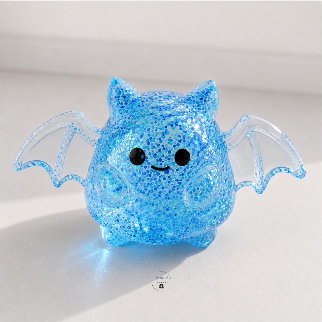 Squishy Fidget Toy Halloween Party Favor Set Sensory Play Item Kid Friendly Gift Pack Pumpkin Ghost Bat Character Options Glitter Filled Translucent Design Non Toxic Rubber Squeeze Toy Certified Safe Material Perfect Classroom Reward Goodie