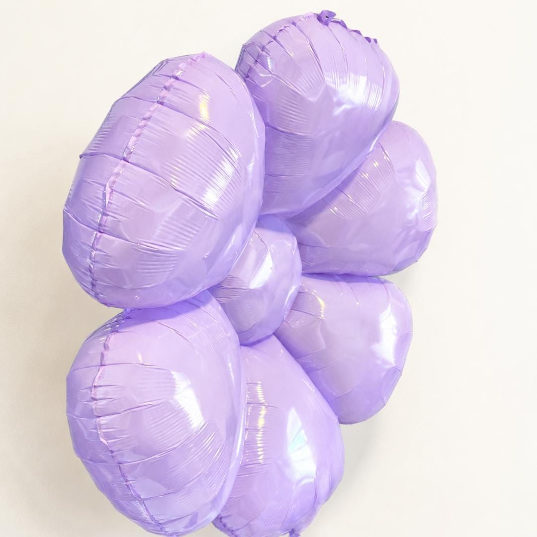 Purple Flower Balloon Oversized 32 Inch Lavender Mylar Balloon Groovy Birthday Spring Summer Floral Party Balloon Garland Decor