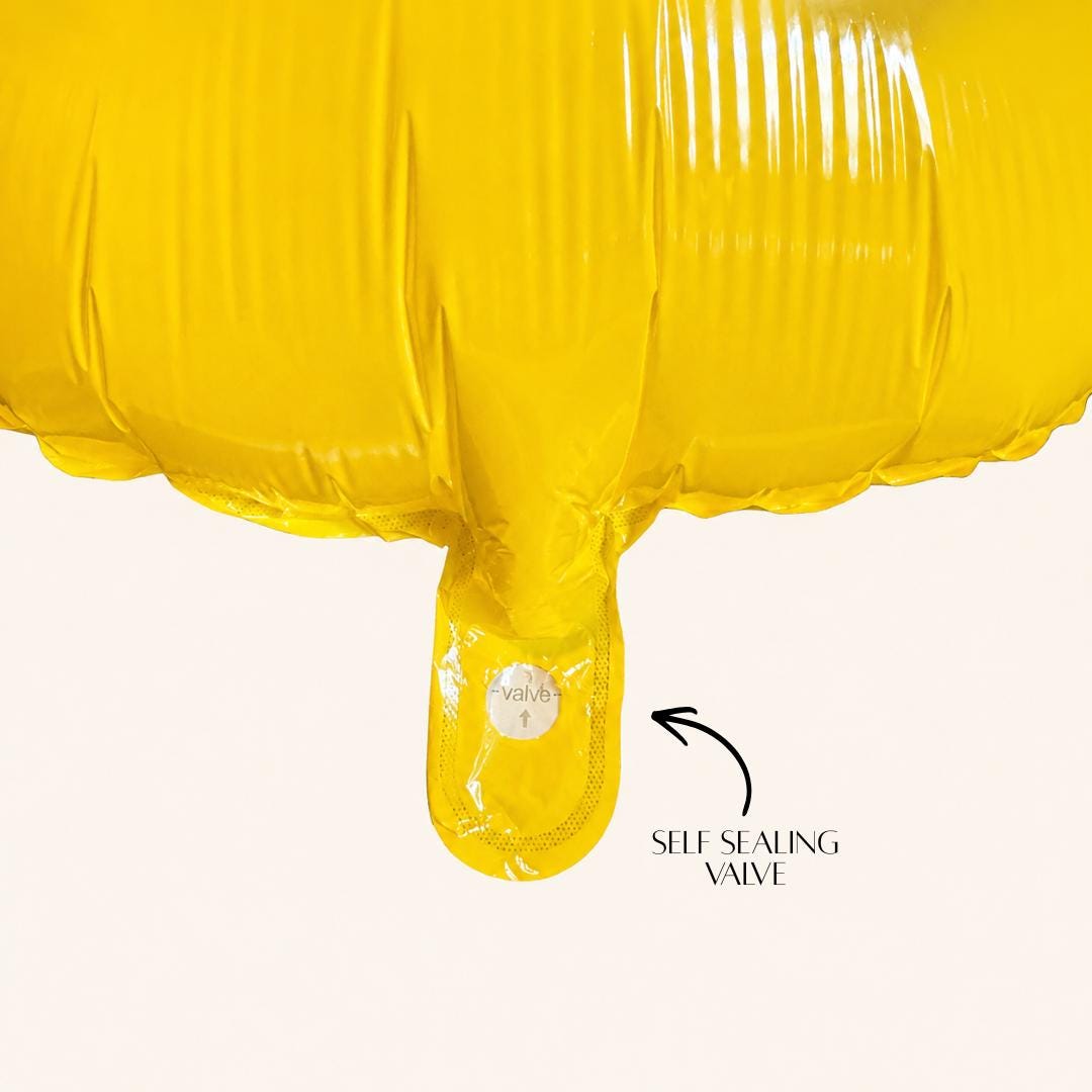 Large Yellow Flower Mylar Balloon 32 Inch Bright Floral Balloon Birthday Party Spring Garden Party Baby Shower Photo Backdrop Decor