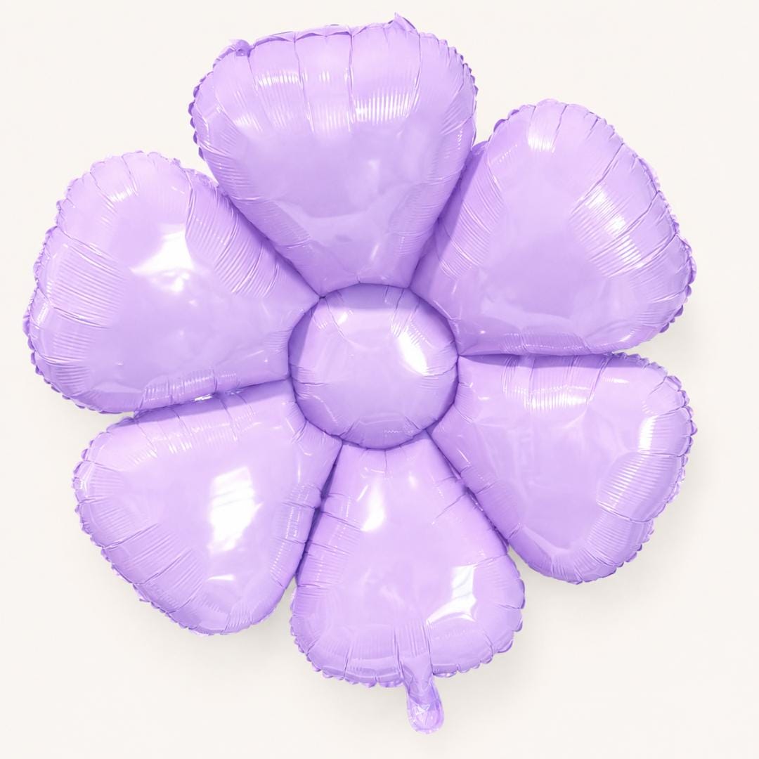 Lavender Flower Balloon 32 Inch Purple Mylar Foil Floral Birthday Party Decoration Groovy Spring Baby Shower Bridal Shower Backdrop