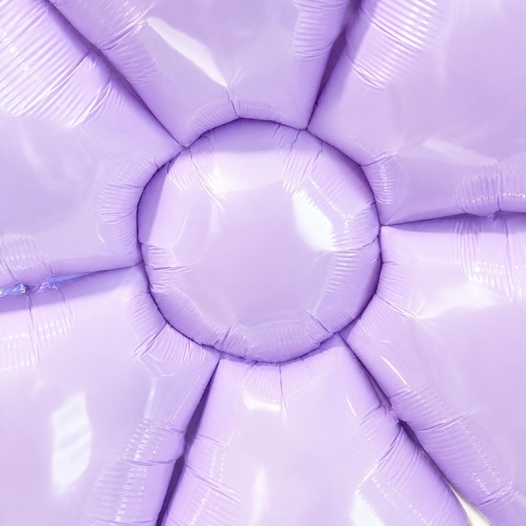 Oversized Purple Flower Balloon Lavender Mylar Floral Birthday Party Decoration Baby Shower Bridal Shower Spring Garden Party Backdrop