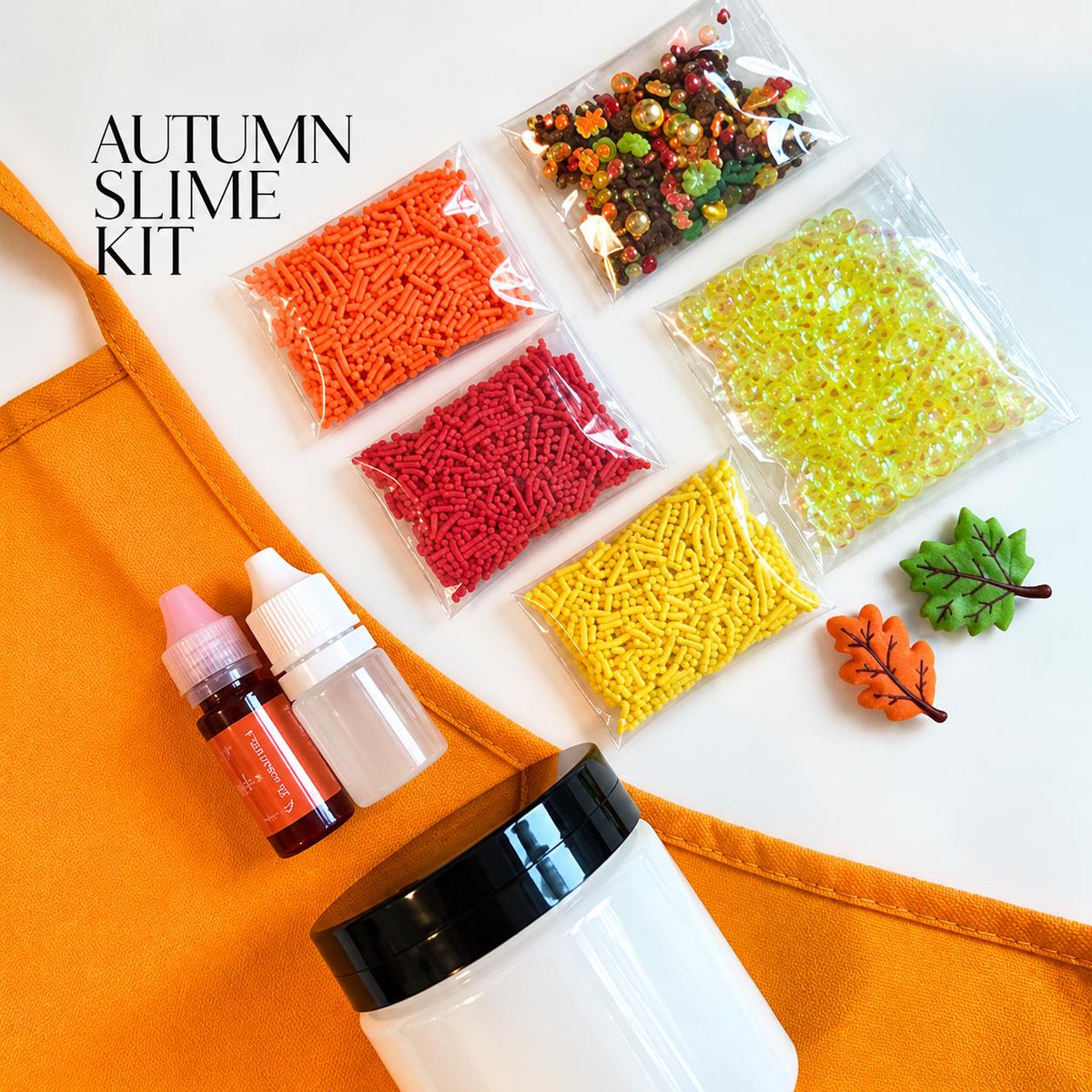DIY Autumn Slime Kit: Fall Activity, Party Favor