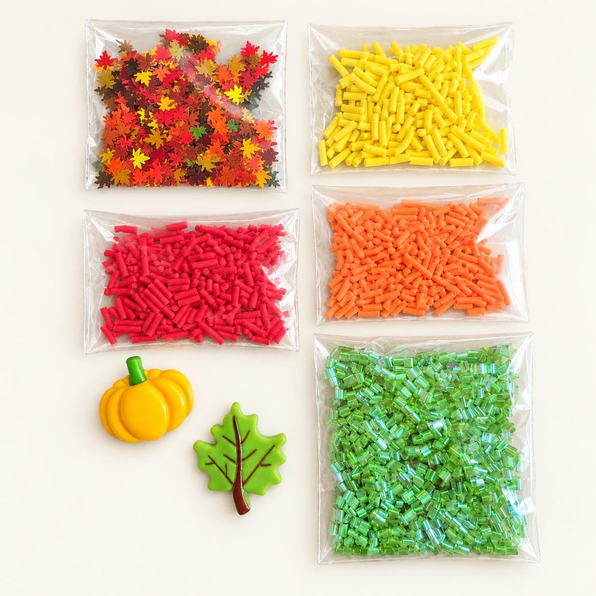 Fall DIY Slime Kit: Autumn Charms, Sprinkles - Kids Craft